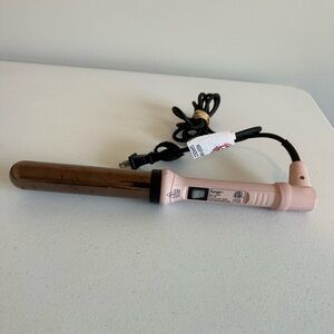 L’ange Hair Ondula 1 inch Titanium Blush Pink‎ Rose Gold Curling Wand